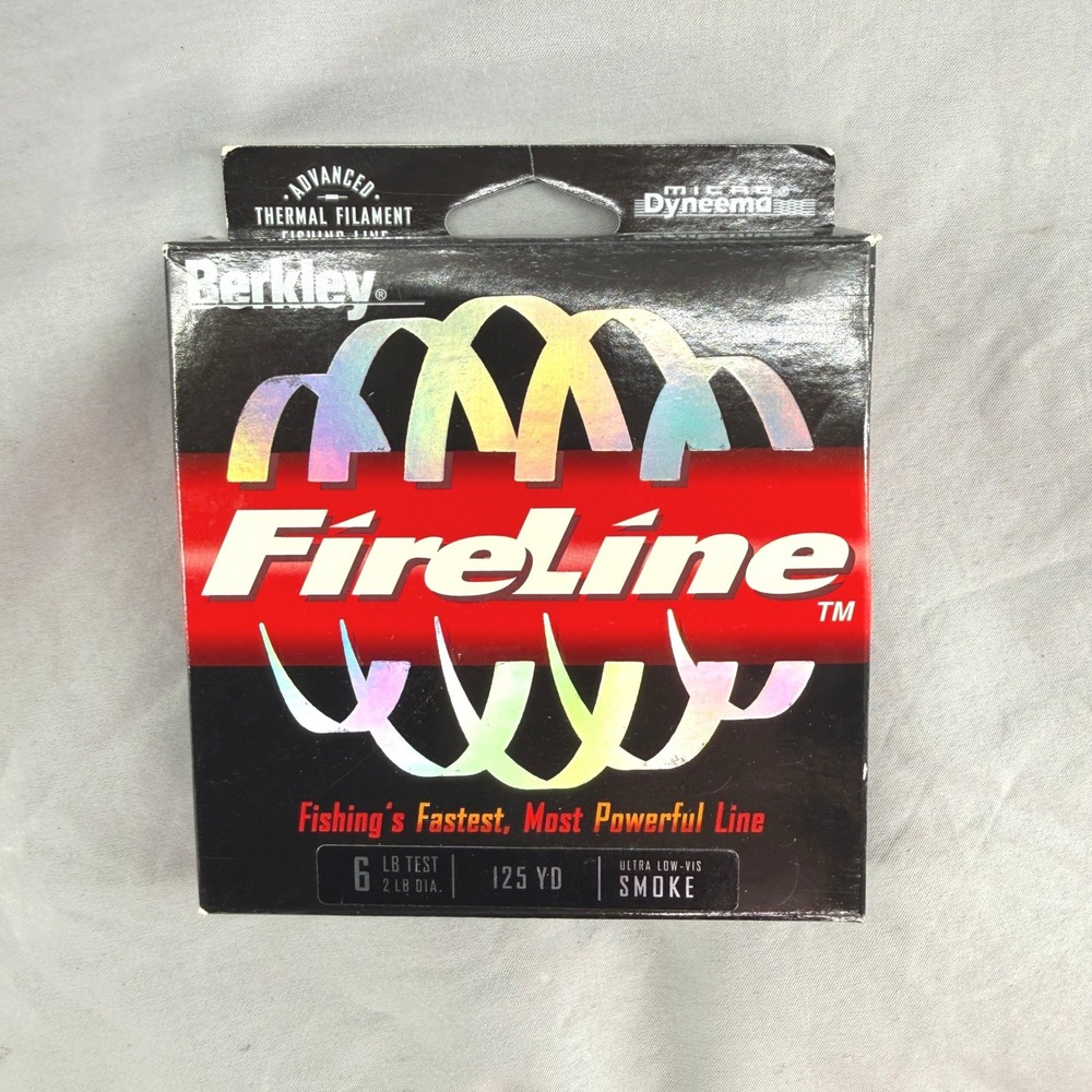 Berkley FireLine Fused Crystal Fishing Line 6lb Test 125yd Smoke FLFS6-42
